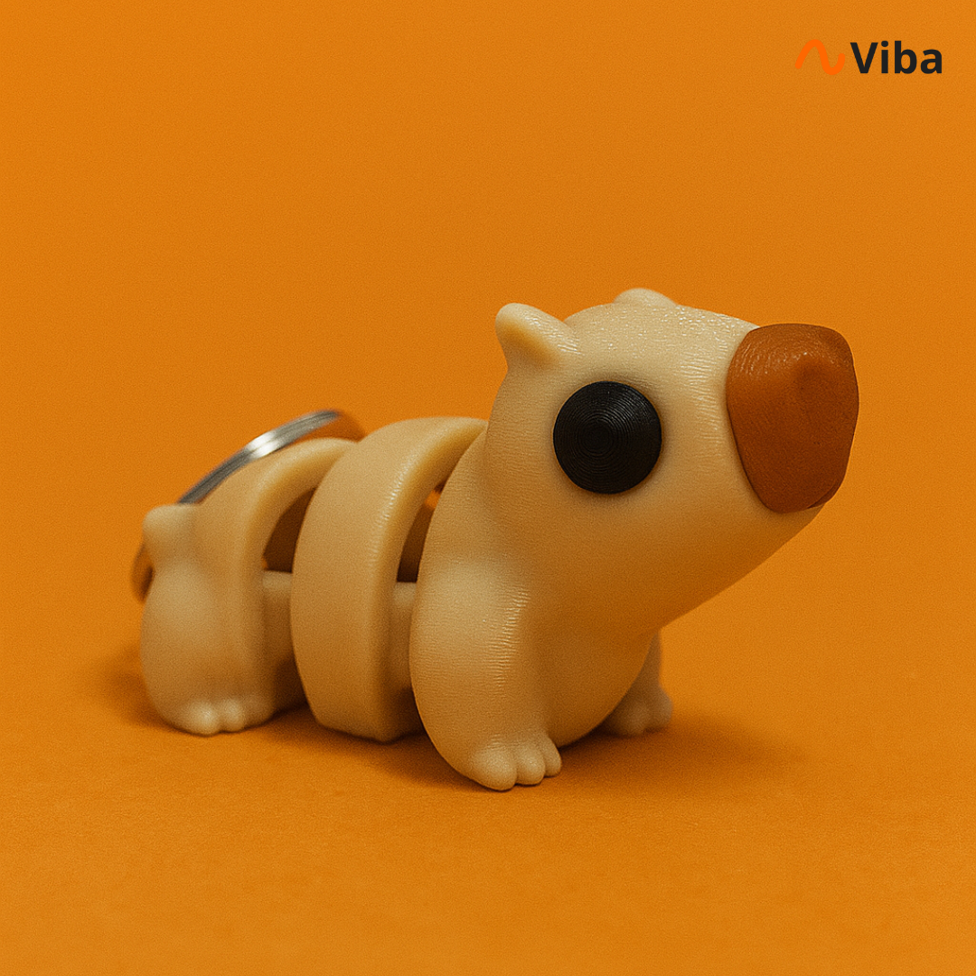 Chaveiro Capivara Articulável